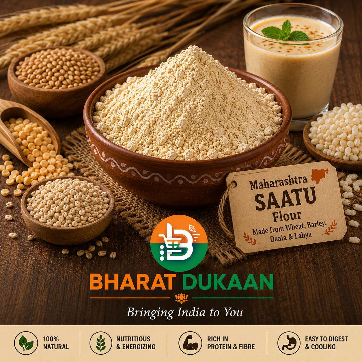 Maharashtrian Saatu Flour